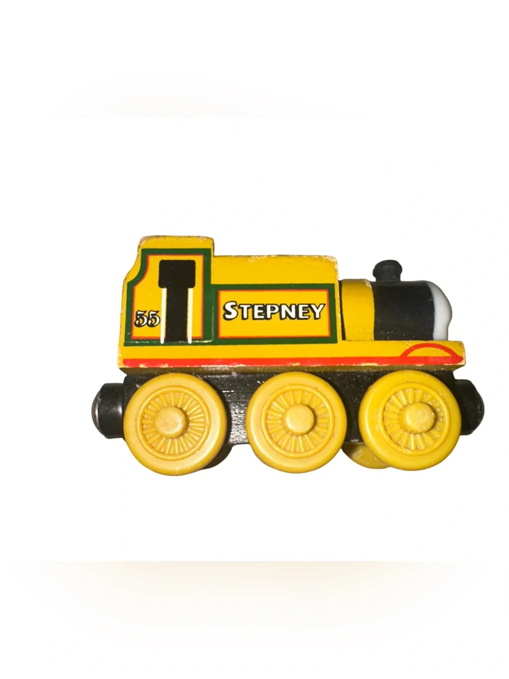 Retired Thomas & Friends Wooden Railway — Stepney the “Bluebell” Engine (#55)